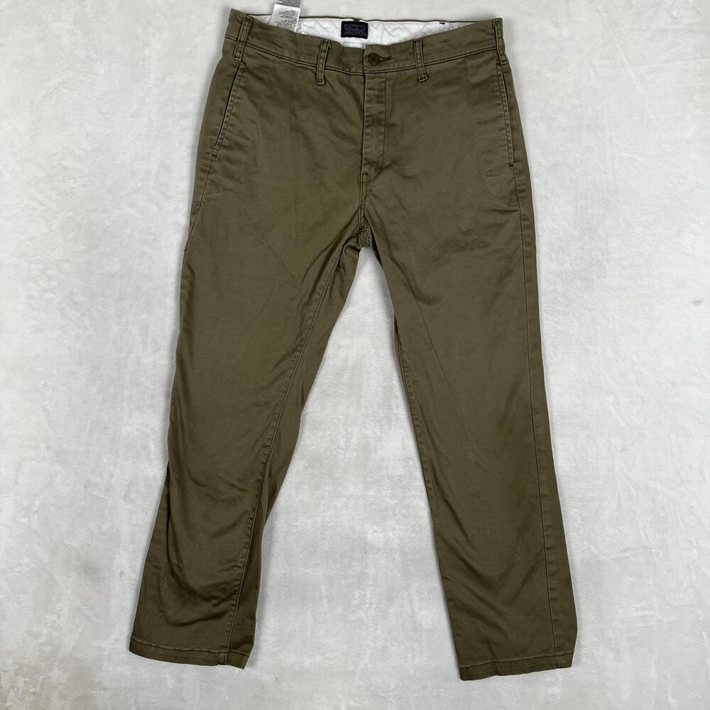Levi's Chino Pants Mens 32x30 Green Regular Fit Stretch Casual Twill
